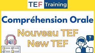 TEF Compréhension Orale (NEW TEF)