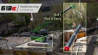 Maximum mobility and performance on the construction site - SENNEBOGEN 613 E (English)