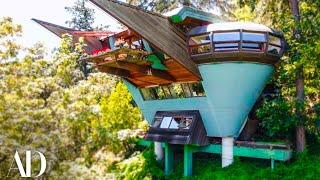 Inside An Architect's Retro Treetop Home | Unique Spaces | Architectural Digest