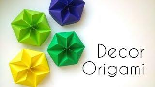 Bright Origami Wall Decor - Origami Video Lesson