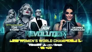 AEW Revolution 2024 Match Card