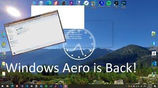 Windows Aero in Windows 10!