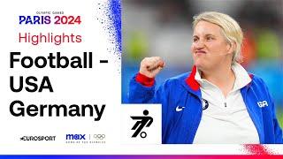 USA 4-1 Germany - Women's Group B Football Highlights | Paris Olympics 2024 #Paris2024