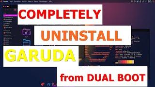 How to Remove Garuda Linux From Dual Boot in Windows 10