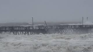 Cherry Grove Pier Collapses Due to Hurricane Ian in South Carolina - 1524439