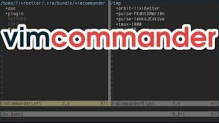 vimcommander, Total Commander like file manager in Vim