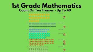 First Grade | Count On Ten Frames - Up To 40 | Mathematics