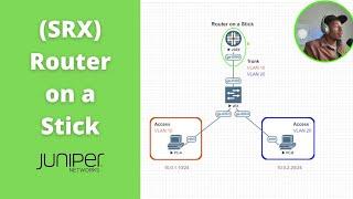 How to configure Router on a Stick on a Juniper SRX