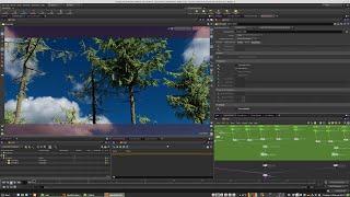 Screen record - 1100 x 110 million poly trees in Houdini Renderman USD