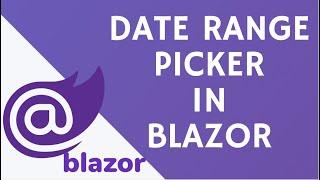 How to use Date Range Picker in Blazor