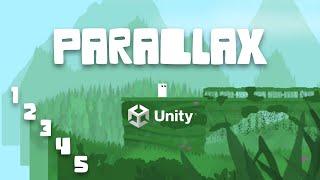 Unity 2D Parallax Background Effect in 100 Seconds