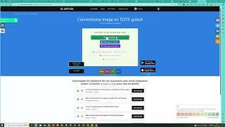 Convertir une image en texte avec différents sites internet
