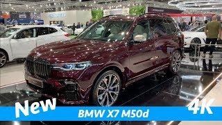 BMW X7 M50d 2019 - erster exklusiver Quick Look in 4K - besser als Mercedes GLS?