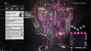 Warframe Maximum Investment - Sevagoth Prime