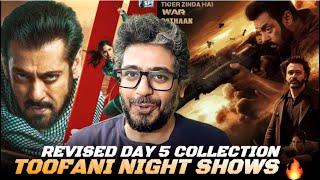 REVISED Tiger 3 Day 5 collection, Tiger 3 Box office collection RISES for night shows  Salman Khan