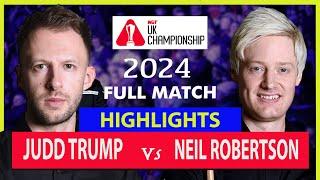 Judd Trump vs Neil Robertson | Full Match Highlights | UK Championship 2024 | #juddtrump#snooker