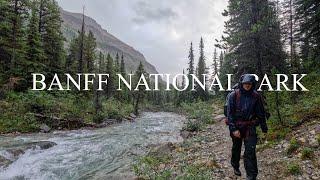 Solo Backpacking in HUGE Thunderstorm | Banff National Park