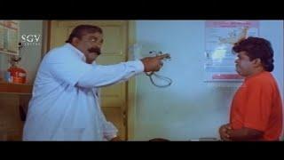 Tennis Krishna Comes to Consult Doctor Doddanna | Hospital Comedy Scene | Minugu Thare Movie