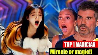 Talented prodigy Female into Animal TRANSFORMATION Stuns Judges on AGT 2024!