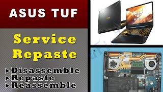  ASUS TUF fx505d Repaste Full Service, STEP By STEP