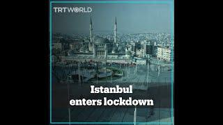 Drone footage of Istanbul under lockdown