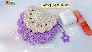 Móc Túi Tiểu Thư Nhỏ Nhắn Xinh Xắn  Crochet Ladies Mini Bag | Mimi Handmad