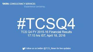 TCS Q4 FY 2015-16 Financial Results