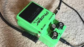 Boss PH-1R Phase pedal Test