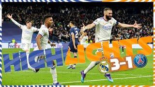 HIGHLIGHTS | Real Madrid 3-1 PSG | UEFA Champions League