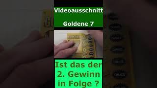 Cool, geht doch ! =) Goldene 7 Rubbellos öffnen