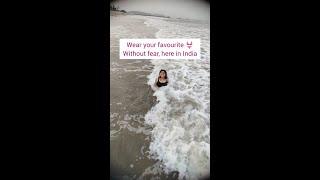 Where to wear Bikini in Goa? Bikini Beach of Goa | Safe Place to wear Bikini in India | Morjim Beach