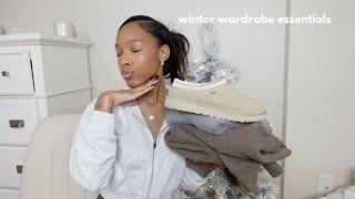 my winter wardrobe essentials | basics & everyday wear