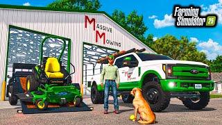 BUILDING "MASSIVE" $2,999,999 LANDSCAPING SHOP! (CUSTOM TRUCKS) | FS25