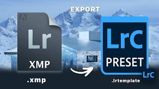 Convert xmp to  lrtemplate Lightroom Classic 2021 | #lightroom #lightroomclassic