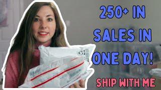 Ship (Mostly) Poshmark Sales with me + eBay International Sale Return Storytime