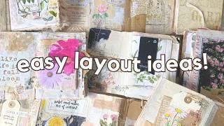 7 layout ideas for junk journal pages (examples & my top tips!)