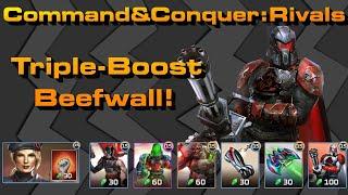 C&C Rivals: Triple Boost Beefwall!