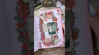 ASMR Merry Christmas journal️|#scrapbookdiy #diy #christmas #fyp #asmr #journal