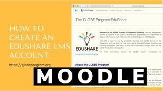 How to create a Moodle account?