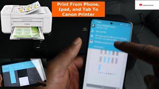 How To Print From Android Phone, iPad, and Samsung Tablet To Canon Printer?