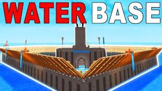 I MADE a WATER BASE... Roblox Survival Game (ft Shoelips)