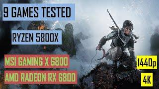 Msi Gaming X 6800 Vs Amd Rx 6800 | Watch Dog Legion, Horizon Zero Dawn