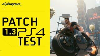 Cyberpunk 2077 Patch 1.3 PS4 Gameplay and Frame Rate Test