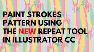 Illustrator - Repeat Tool Paint Strokes Pattern - Explore the NEW Illustrator CC Repeat tool!