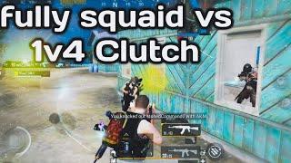 Fully squaid 1v4 Clutch | pakstani pubg player # noman op