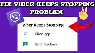 Fix Viber Keeps Stopping Problem|| TECH SOLUTIONS BAR
