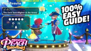 Princess Peach Showtime | The Dark Swordfighter & The Arena | Easy Guide