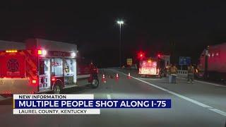 Multiple people shot along I-75 in KY