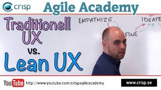 Traditionell UX vs Lean UX