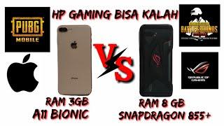 ROG phone 2 VS IPHONE 8 Plus || PUBG MOBILE